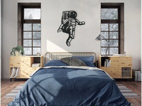 drevko Drevená nálepka Astronaut Rozmer obrazu: 42,5 x 32,5 cm, Farba dekorácie: Čierna