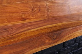 Dizajnová nástenná polica Elegant 110 cm Sheesham