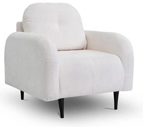 Čalúnené kreslo CLOUDY krémové