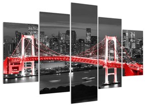 Moderný obraz mostu (150x105 cm)