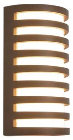 Zambelis E341 - LED Vonkajšie nástenné svietidlo LED/10W/230V 3000K IP65 hnedá UN1546