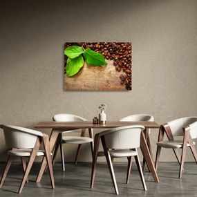 Sklenený obraz - Káva (70x50 cm)