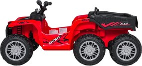 Elektrická štvorkolka Quad Sport TX 4 × 4 červená