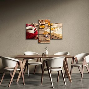 Obraz - Jesenná šálka čaju (90x60 cm)