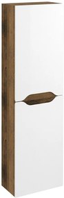 Sapho Sapho, WAVE skrinka vysoká 40x140x20cm, ľavá/pravá, biela/dub collingwood, WA250-3019