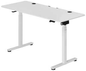 InternetovaZahrada Kancelársky stôl 140x60cm - biely