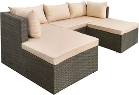 Rohová ratanová sedacia súprava Avenberg TERALINA