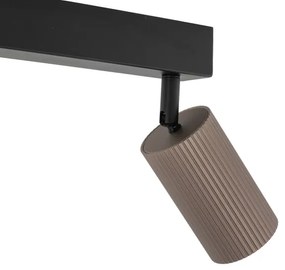 Bodové svietidlo TUNE 2xGU10/10W/230V čierna/hnedá