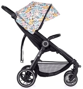 PETITE&MARS Kočík Street+ RWS Black + Strieška Limited 100 Faces