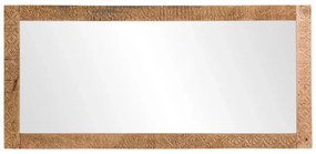 furniture-nabytek.cz - Masívne zrkadlo Mumbai z mangového dreva, lakované, hnedé – 150×70 cm