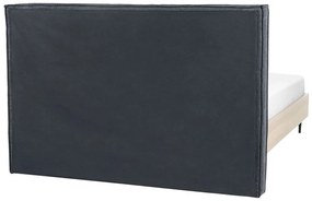 Manželská posteľ 140 cm Izeza (sivá). Vlastná spoľahlivá doprava až k Vám domov. 1080419