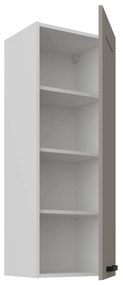 Horná kuchynská skrinka Lucid 40 G-108 1F (korpus: biela + front: mdf claygrey). Vlastná spoľahlivá doprava až k Vám domov. 1134679