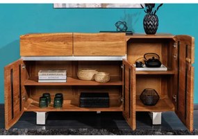 Komoda Mammut 38473 135cm Drevo Acacia Honey  - Komfort-nábytok