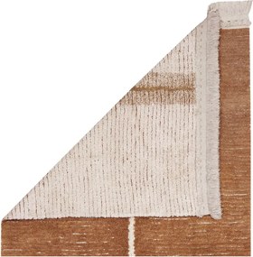 Bavlnený koberec v béžovo-tehlovej farbe 140x200 cm Duetto Toffee – Lorena Canals