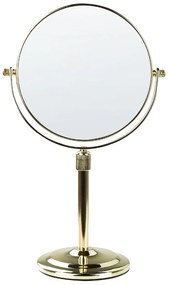 Kozmetické zrkadlo ø 20 cm zlaté AVEYRON Beliani
