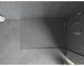 Mexen Amon, SMC obdĺžniková sprchová vanička 100 x 80 cm, šedá, 4F618010