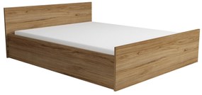 Manželská posteľ 160x200 cm Manton M17 (dub catania). Akcia -21%. Vlastná spoľahlivá doprava až k Vám domov. 1123888