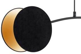 Luster na lanku MOTIF 2xE27/15W/230V čierna