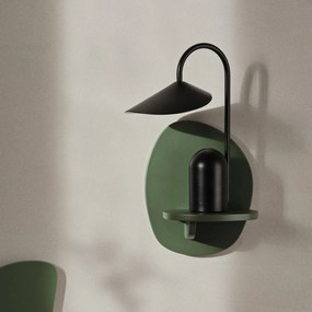 Ferm Living Nástenná polica Pilu Verdant Green Small
