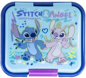 Robustný multibox na desiatu Stitch &amp; Angel s 3 priehradkami