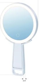 Immax 09103L - LED+CCT Stmievateľné kozmetické zrkadlo SWEET LED/3W/5V biela