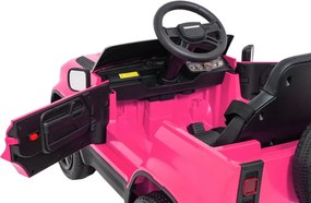 Elektrické autíčko Land Rover Defender ružové