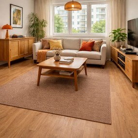 Condor Carpets, Kusový koberec Rambo-Bet 60, 100x200, hnedá, kancelária