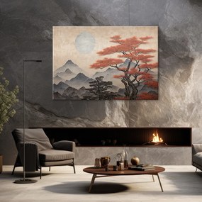 Gario Obraz na plátne Japonská horská krajina Rozmery: 60 x 40 cm