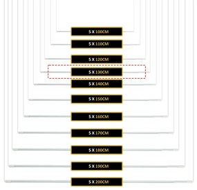 Erga Erga, stropný vešiak na sušenie bielizne 5x130 cm, biela, ERG-SEP-10SUSSUF5PP13
