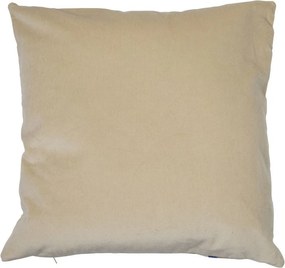 Béžový gobelínový vankúš s motívom buldočka v napoleonskej uniforme - 45 * 15 * 45cm