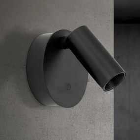 Orion - LED stmievateľné nabíjacie svietidlo LUXY LED/1W/5V 2200 mAh 2700/3000/4000K čierna