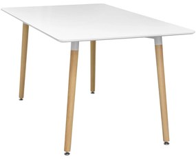 Jedálenský stôl 140x90 UNO biely
