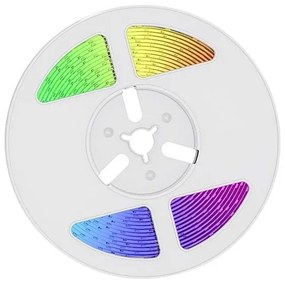LED RGB Stmievateľný solárny pásik LED/1,2W/3,7V IP67 5m