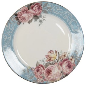 Porcelánový jedálenský tanier so zlatou linkou Peony Rosé - Ø 26*2 cm