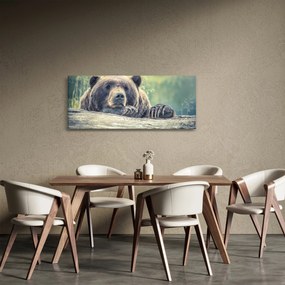 Obraz medveďa (120x50 cm)