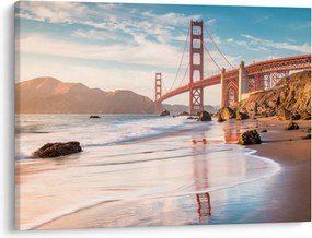 Obraz - Golden Gate Bridge (70x50 cm)