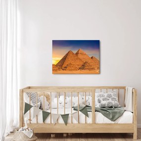 Obraz - Egyptské pyramídy (70x50 cm)