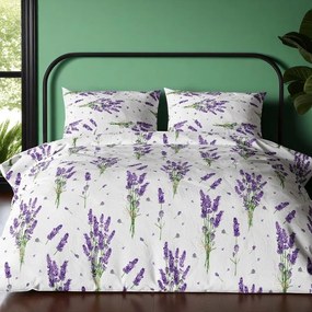 Krepové bavlnené obliečky Homa TORRY LAVENDER 2-dielna sada 140x200 cm