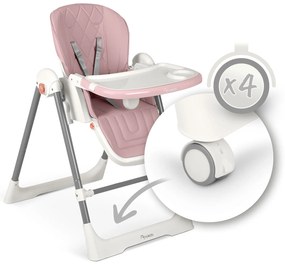 Detská stolička 3v1 Nukido Elite - ružová