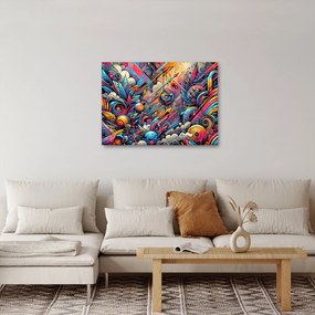 Obraz - Pestrofarebné graffiti (70x50 cm)