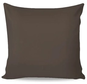 Obliečka na vankúš - 34 Hnedá tmavá Bavlnený satén 70/90