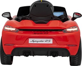 Elektrické autíčko Porsche Spyder RS 718 MP4 červené