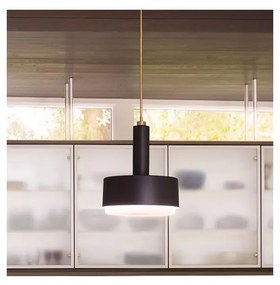 Hinkley HK-CEDRIC-P-M-BK-Luster na tyči CEDRIC 2xE27/60W/230V pr.33cm zlatá/čierna