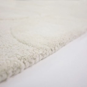 Slonovinový ručne tkaný vlnený behúň 60x230 cm Gigi – Flair Rugs