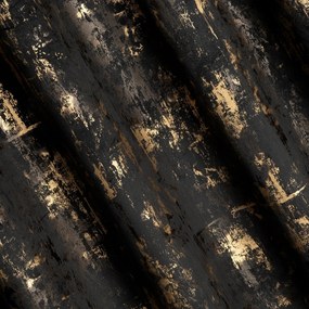 ZATEMŇOVACÍ ZÁVES NA KRÚŽKOCH TONIA 140X250 CM ČIERNA