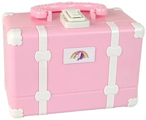 Lean Toys Veľká súprava kozmetického kufríka s príslušenstvom