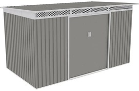 G21 Záhradný domček GRAH 700 - 340 x 206 cm, metalický šedý 63900993