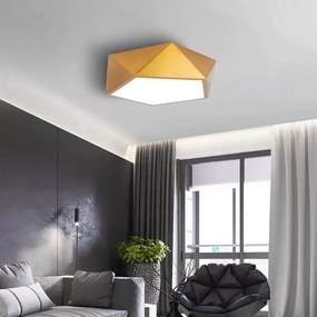 Toolight - Stropné svietidlo Diamond 30cm E27 3x60W APP875-C, zlatá, OSW-08973