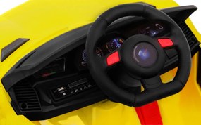 Ramiz Elektrické autíčko Future pre deti žlté + diaľkové ovládanie