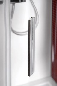 Polysan Polysan, LUCIS LINE skladacie sprchové dvere 900mm, číre sklo, DL2815